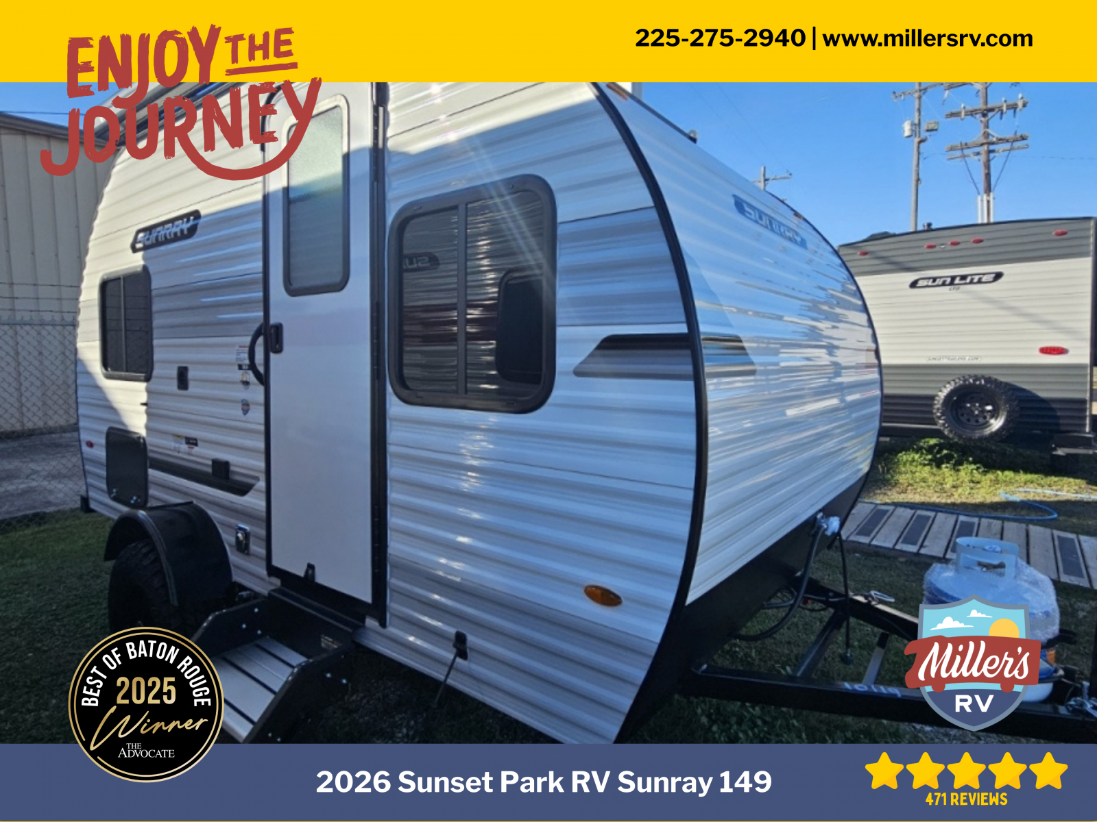 2026 SUNSET PARK RV SUNRAY 149 - Miller's RV