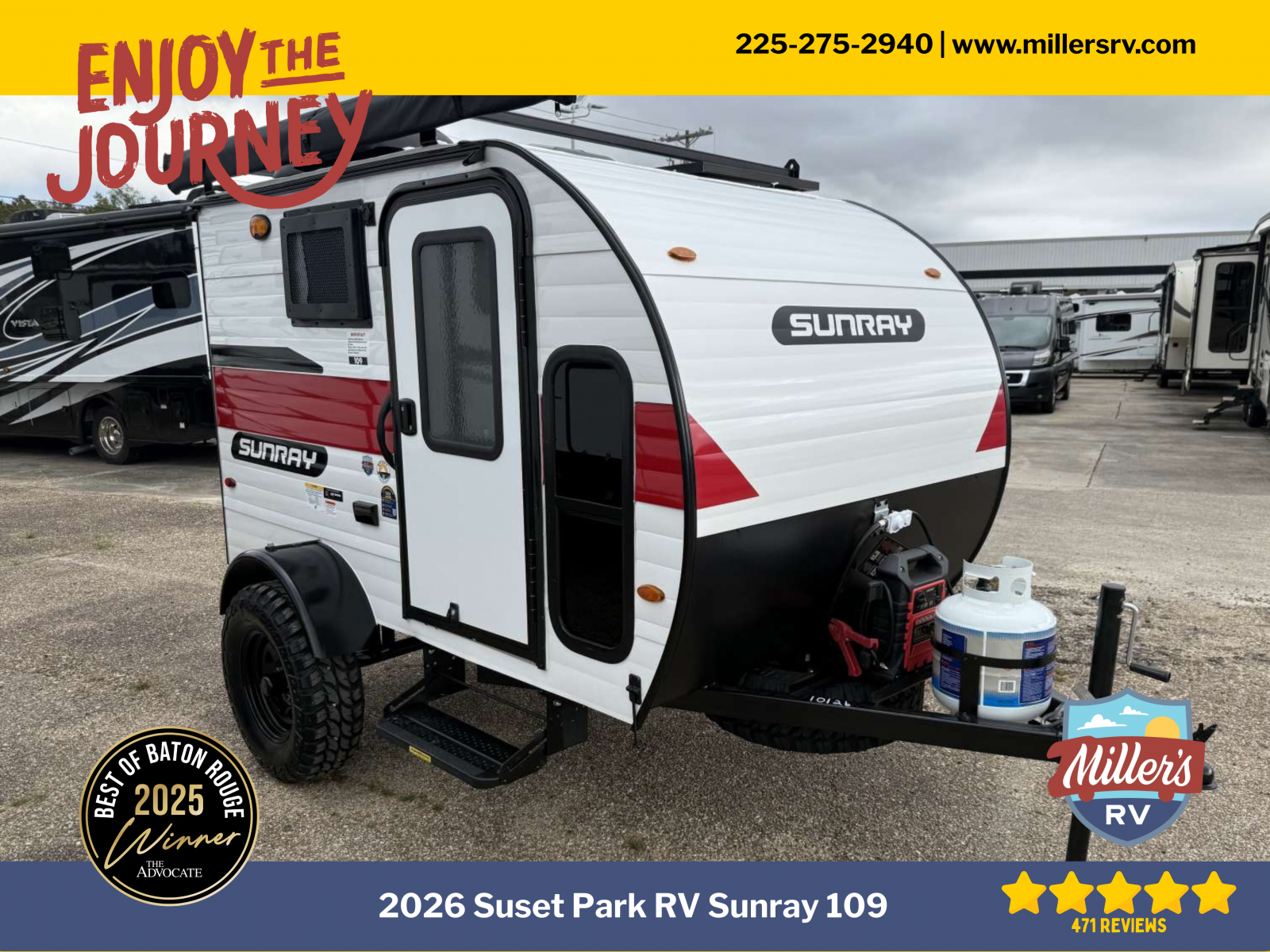 2026 SUNSET PARK RV SUNRAY 109 - Miller's RV