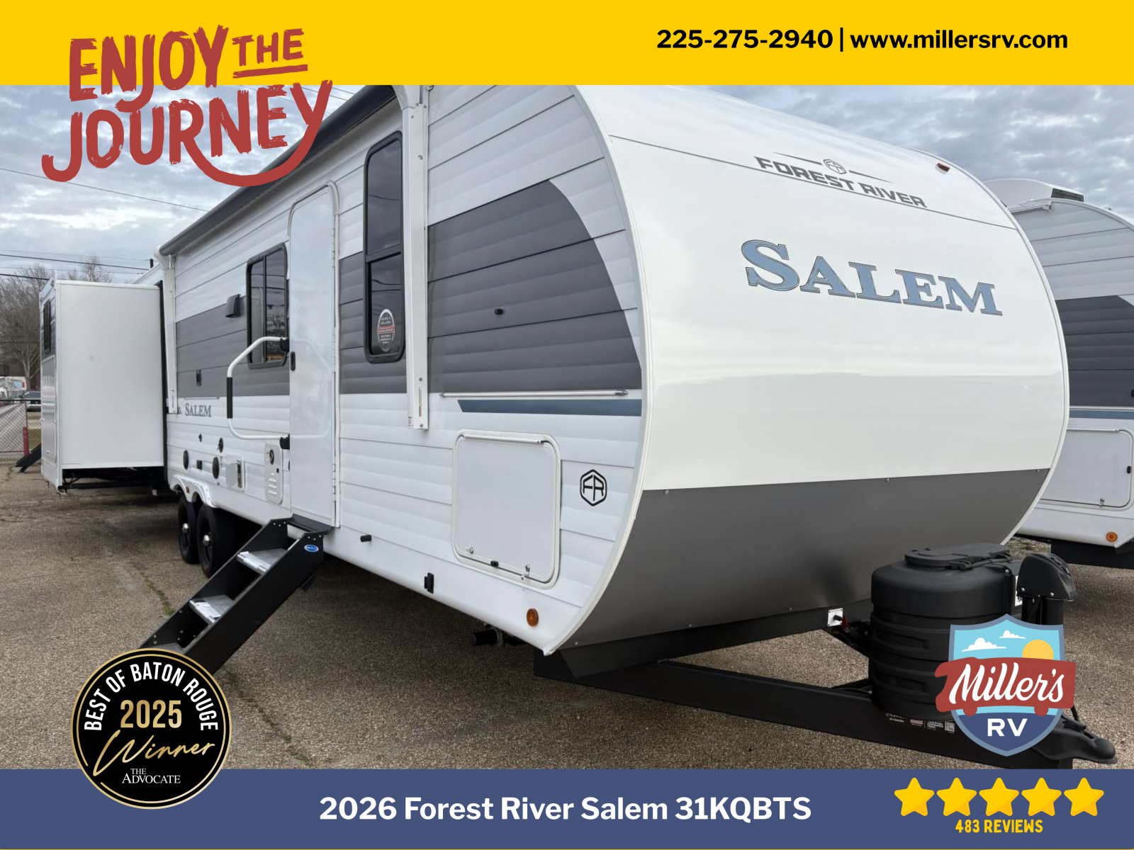 2026 FOREST RIVER SALEM 31KQBTS - Miller's RV