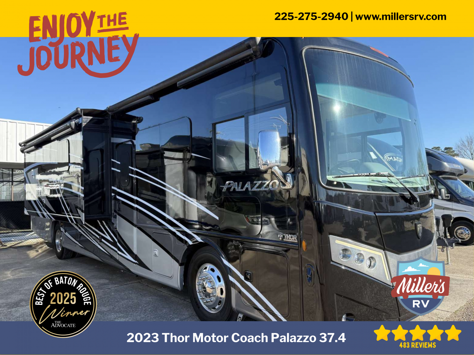 2023 THOR MOTOR COACH PALAZZO 37.4 - Miller's RV