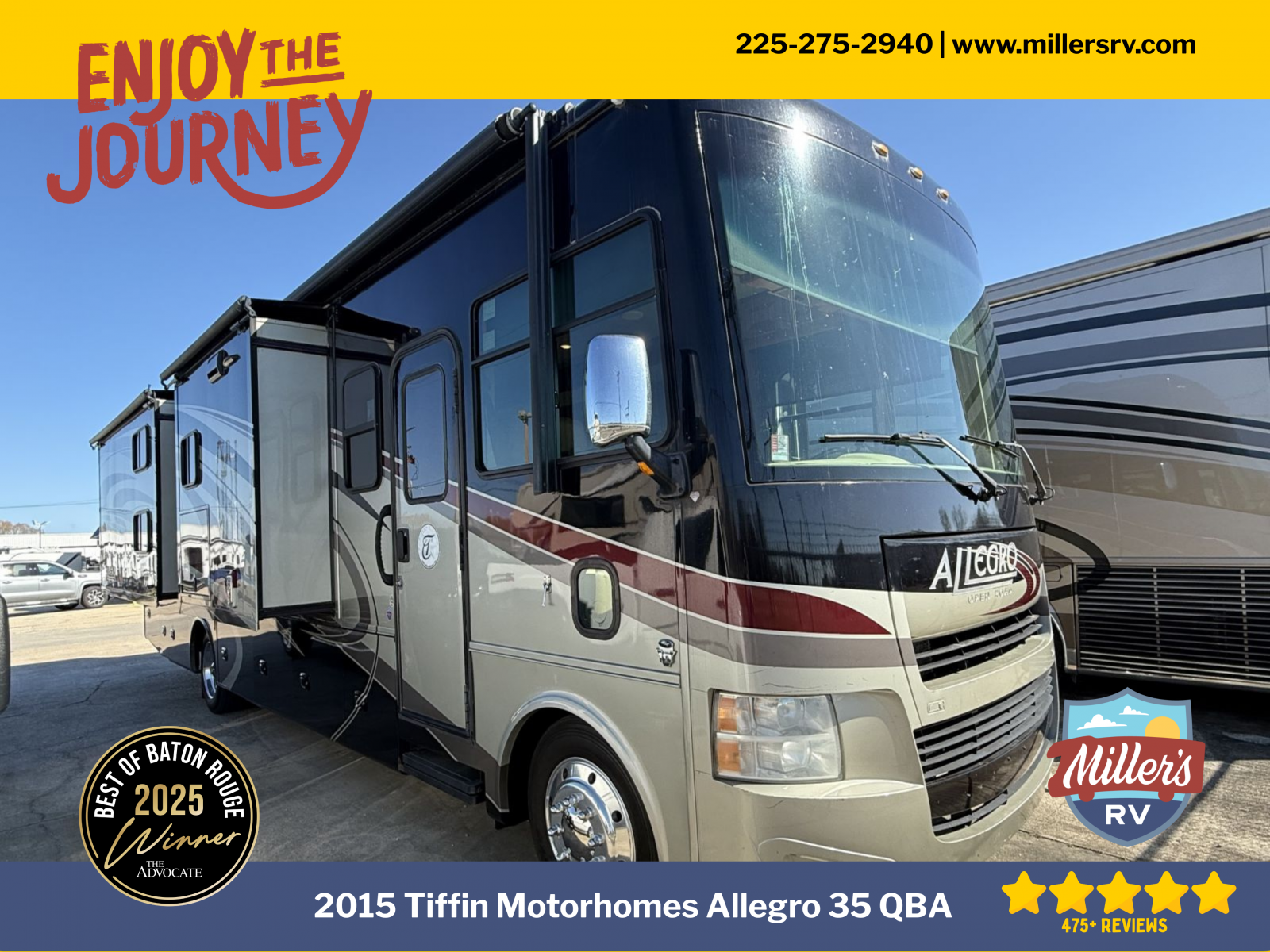 2015 TIFFIN ALLEGRO 35 QBA - Miller's RV