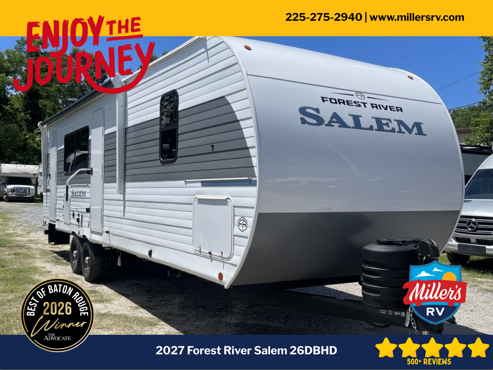 2027 FOREST RIVER SALEM 26DBHD - Miller's RV