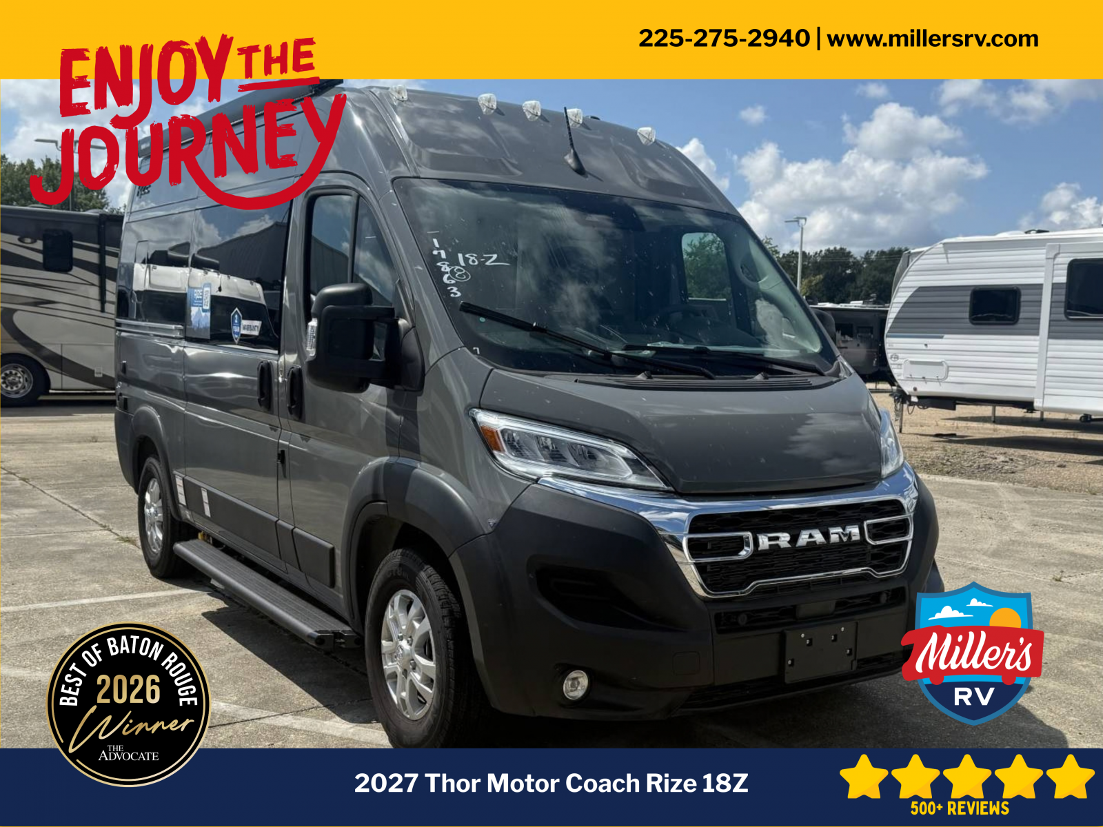 2027 THOR MOTOR COACH RIZE 18Z - Miller's RV