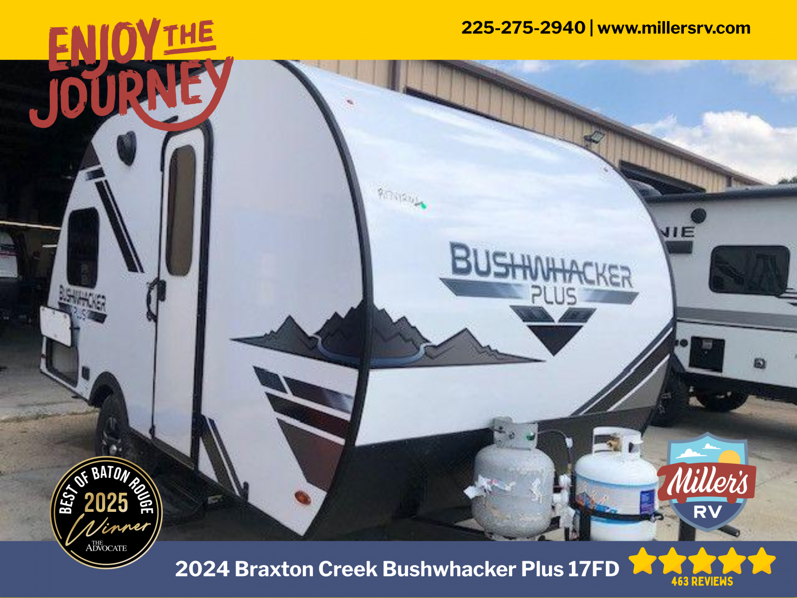 2024 BRAXTON CREEK BUSHWHACKER PLUS 17FD - Miller's RV