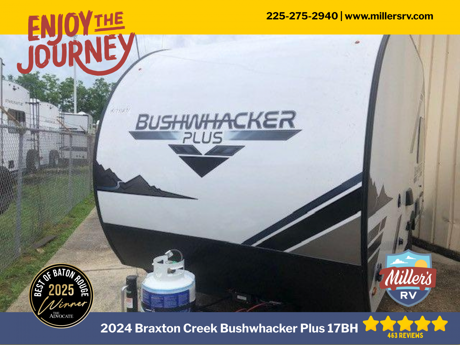 2024 BRAXTON CREEK BUSHWHACKER PLUS 17BH - Miller's RV