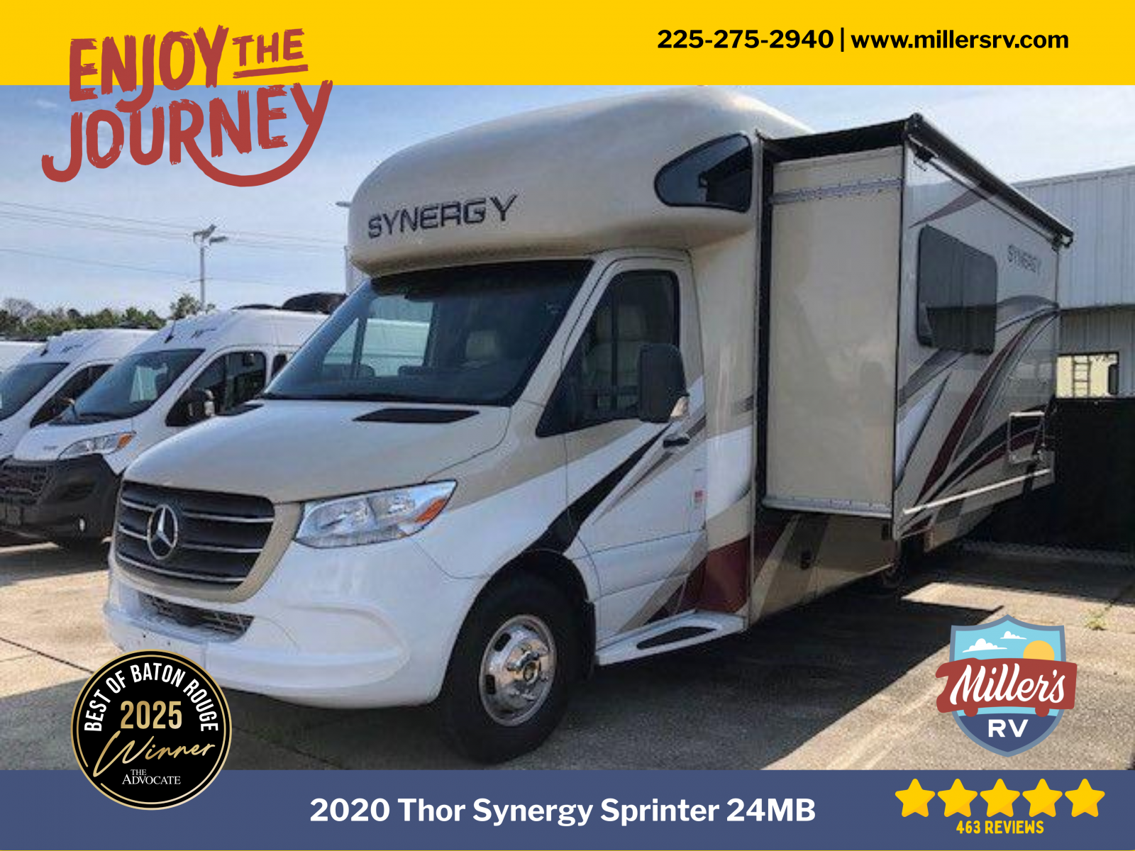 2020 THOR MOTOR COACH SYNERGY SPRINTER 24MB - Miller's RV