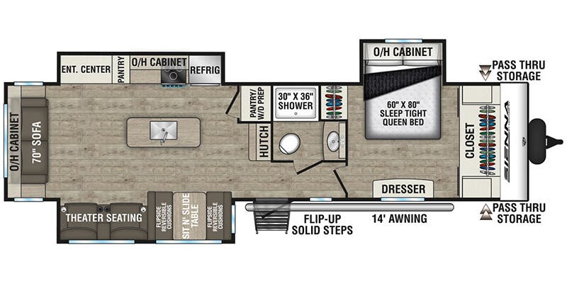 2026 Venture RV Sienna SA293VIK Floorplan