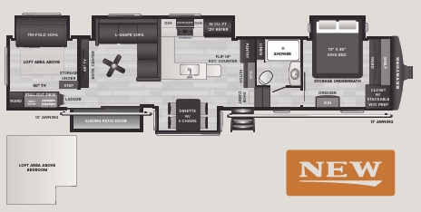 2026 Keystone SPRINTER 3950SSP Floorplan