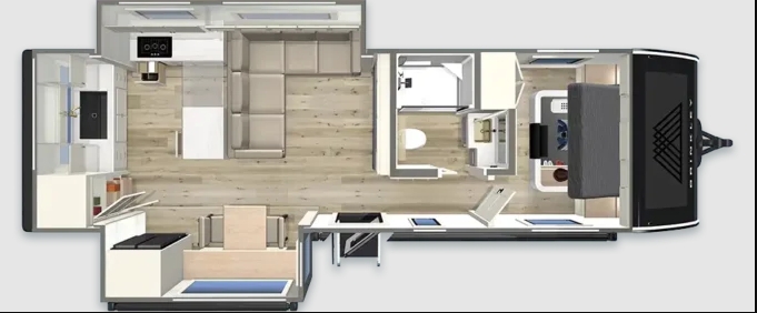 2026 Brinkley RV Model I 280 Floorplan