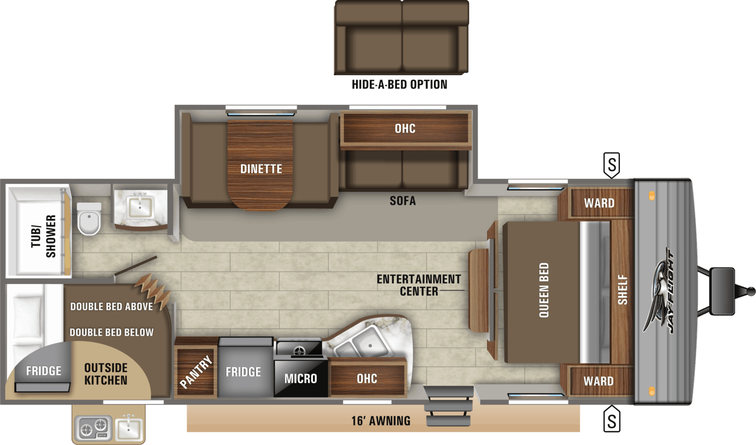 2020 Jayco Hummingbird Floor Plans