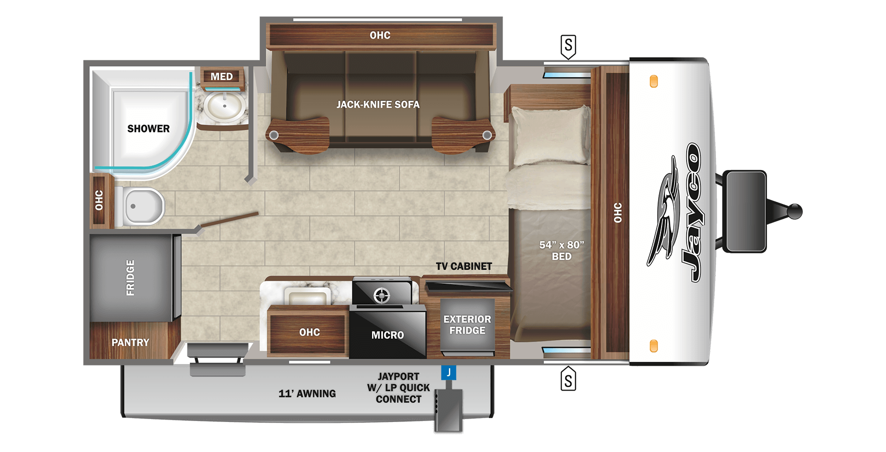 NEW 2024 Jayco JAY FEATHER MICRO 166FBS Joliet, IL
