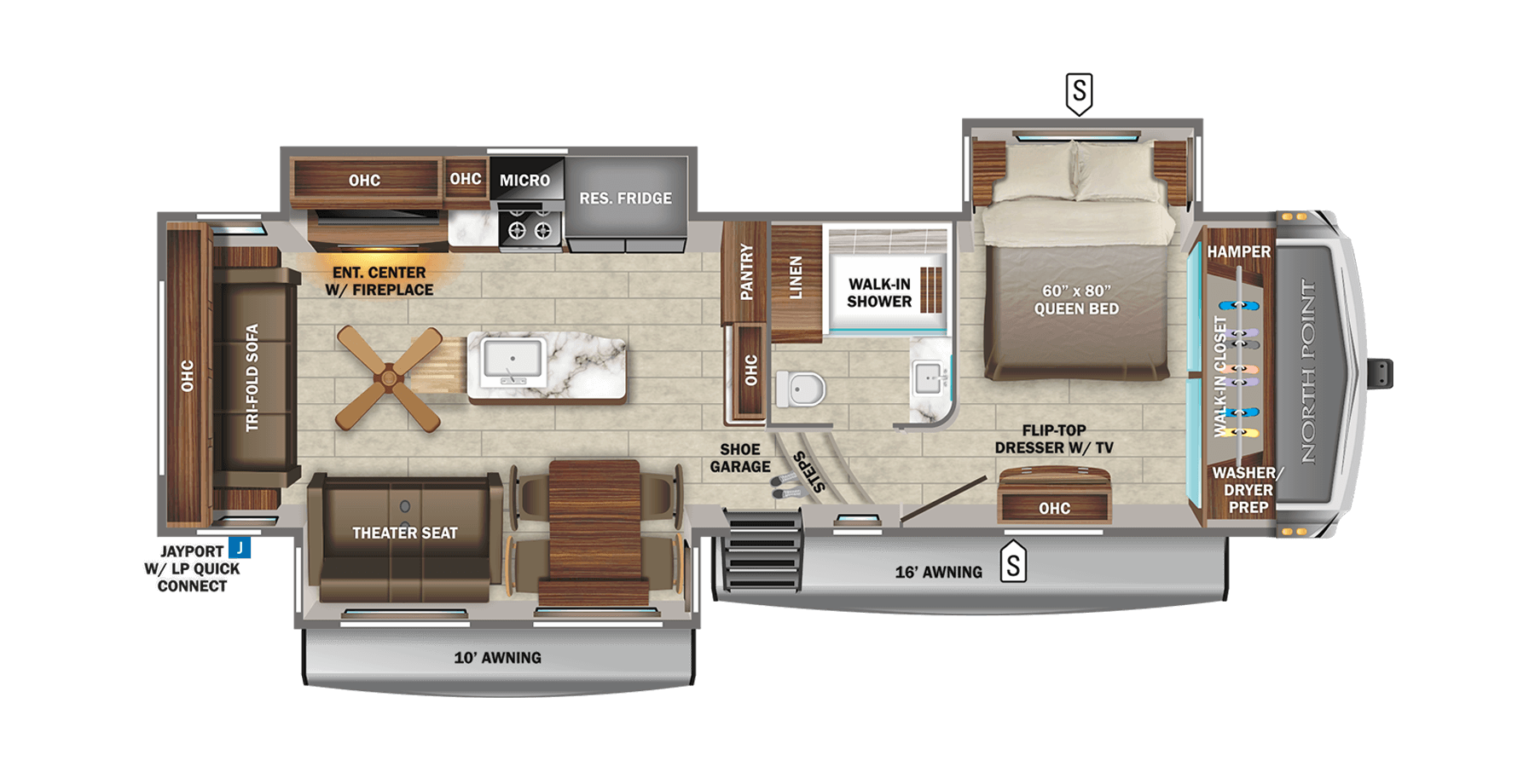 NEW 2024 Jayco NORTH POINT 310RLTS Joliet, IL