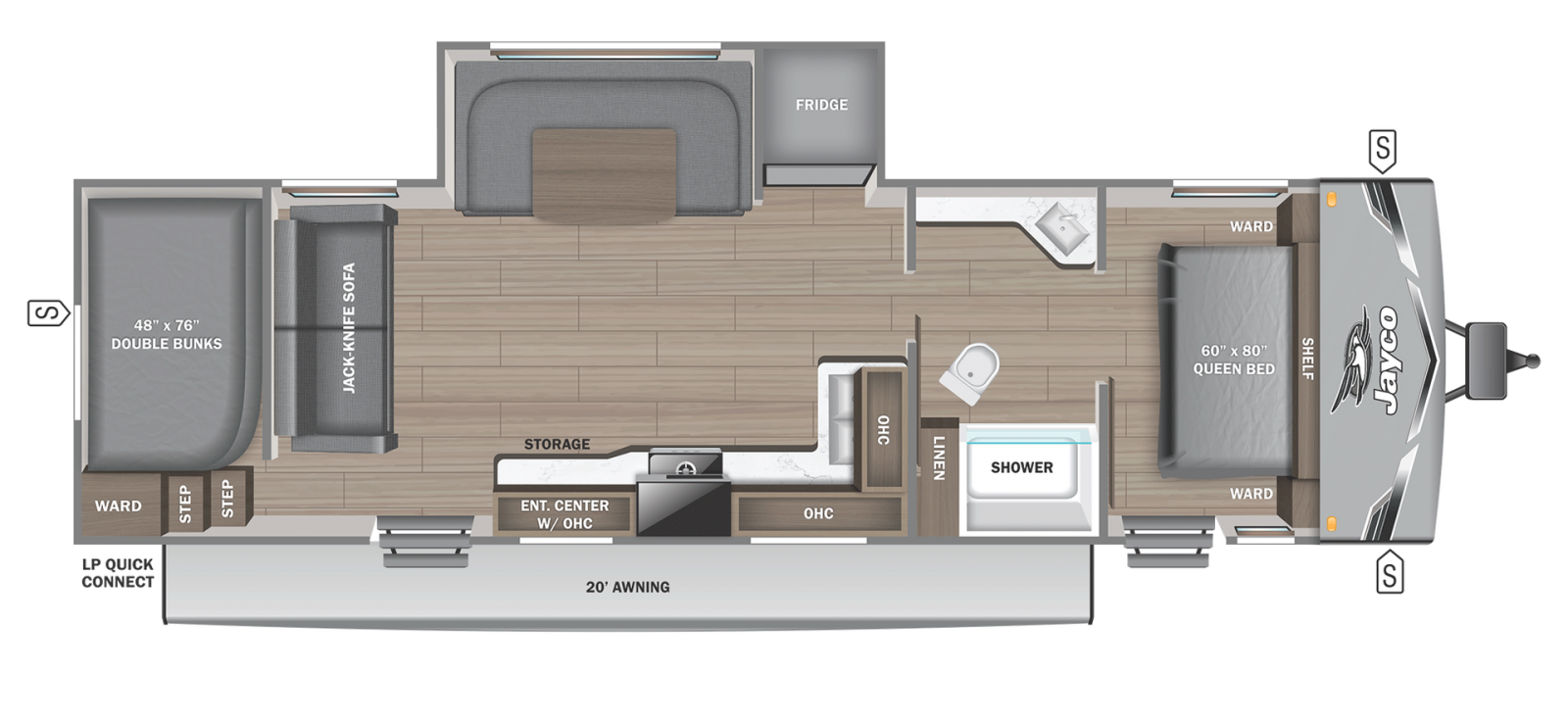 New 2026 Jayco Jay Flight SLX 287BHS - Rick's RV Center