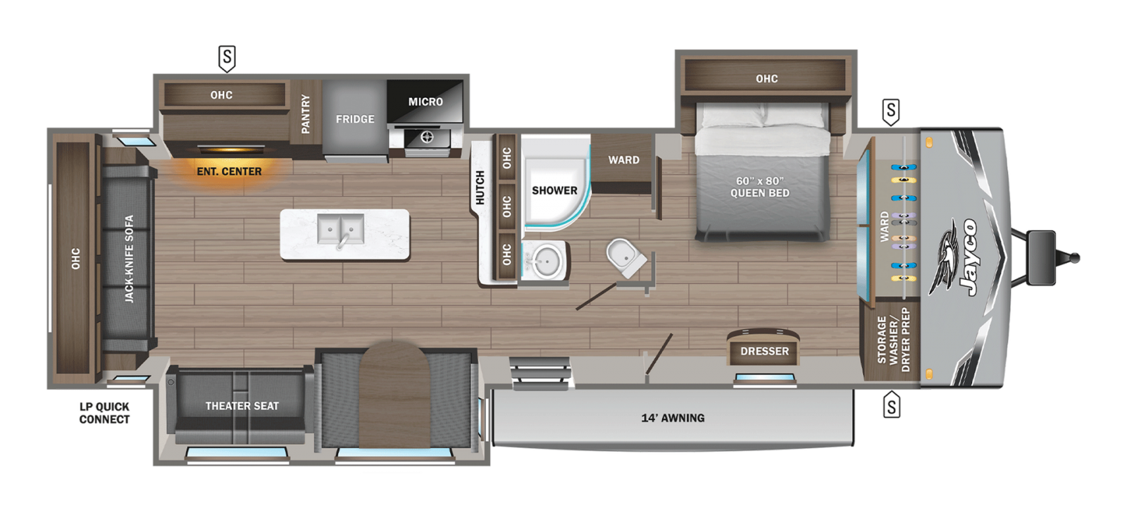 New 2026 Jayco Jay Flight SLX 334RTS - Rick's RV Center