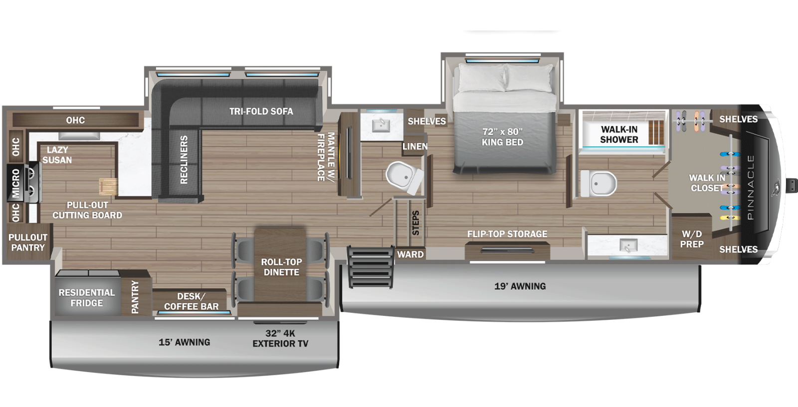 New 2026 Jayco Pinnacle 38FBRK - Rick's RV Center