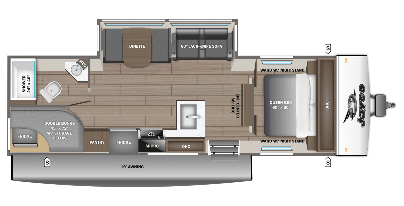 New 2026 Jayco Jay Feather Air SL 26BHSL - Rick's RV Center
