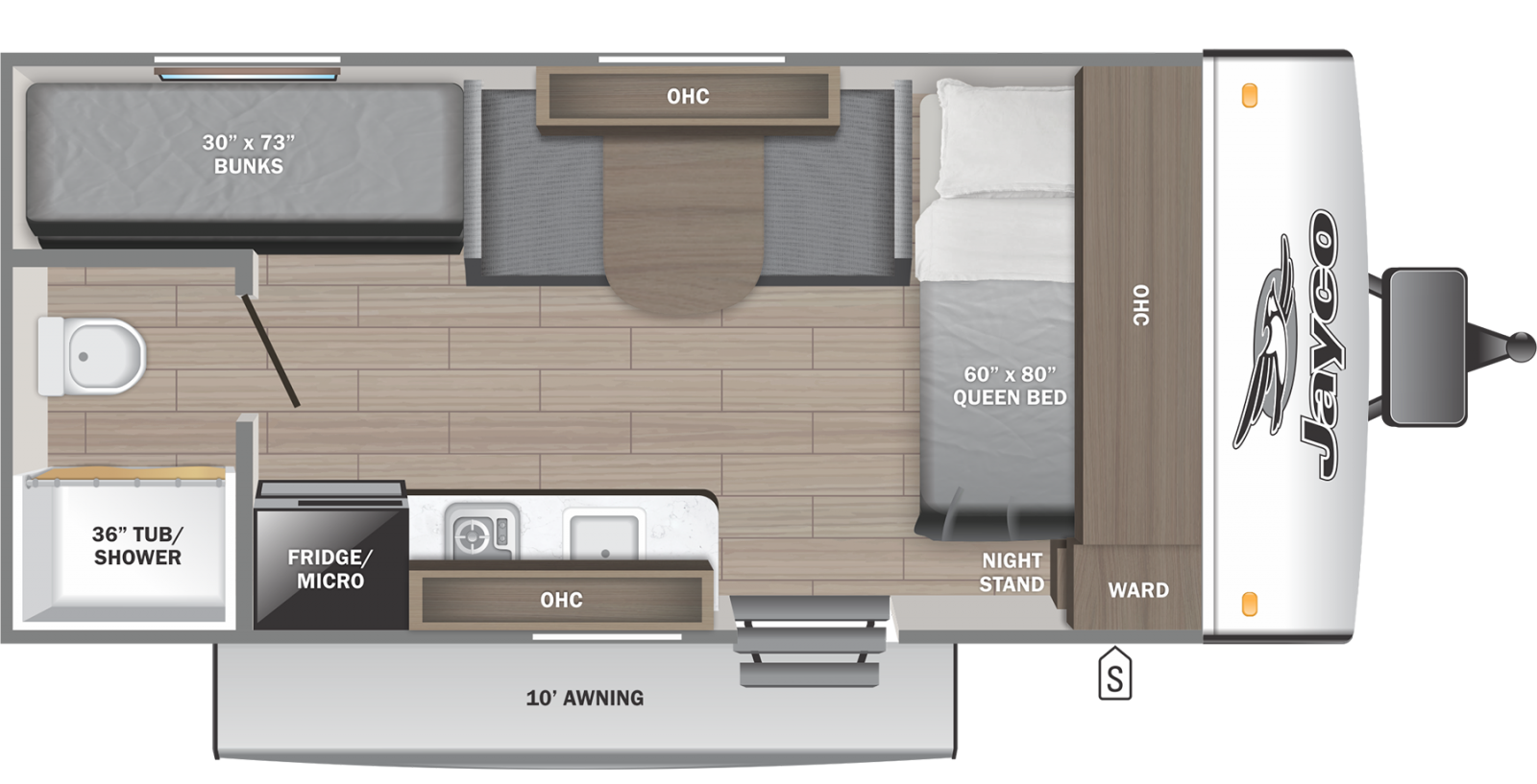 New 2026 Jayco Jay Feather Air SL 17BHSL - Rick's RV Center