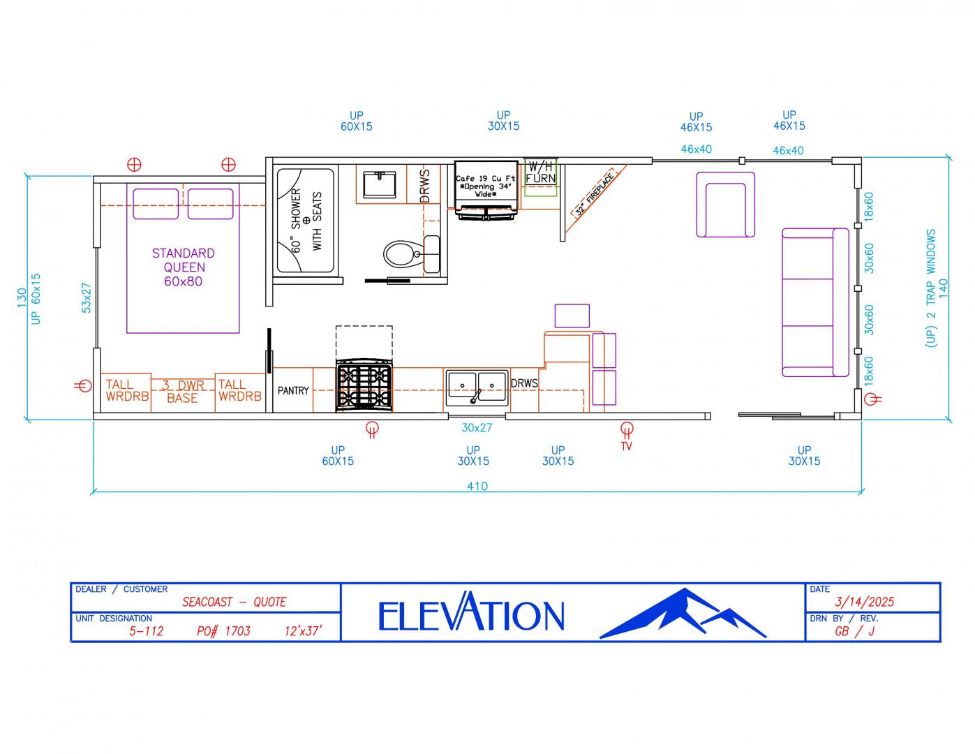 NEW 2027 Elevation 5 Series 5-112 - Seacoast RV