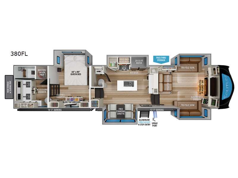 USED 2021 Grand Design Solitude 380FLR - Seacoast RV