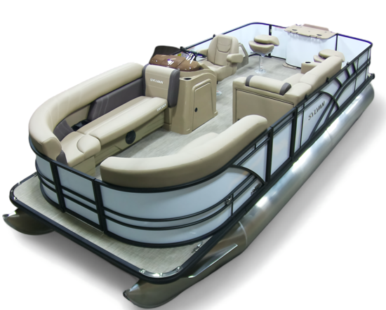 NEW 2026 Sylvan Mirage 822 Party Fish W/150HP Yamaha Tri Toon - Shipwreck Marine