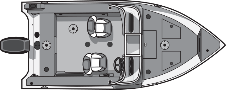 floorplan image of 2025 SMOKERCRAFT PROANGLER 162