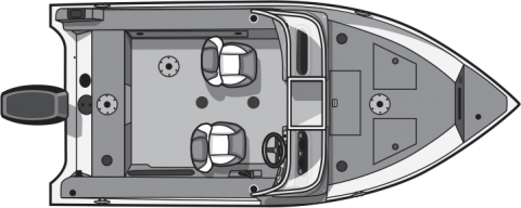 floorplan image of 2024 SMOKERCRAFT PROANGLER 162