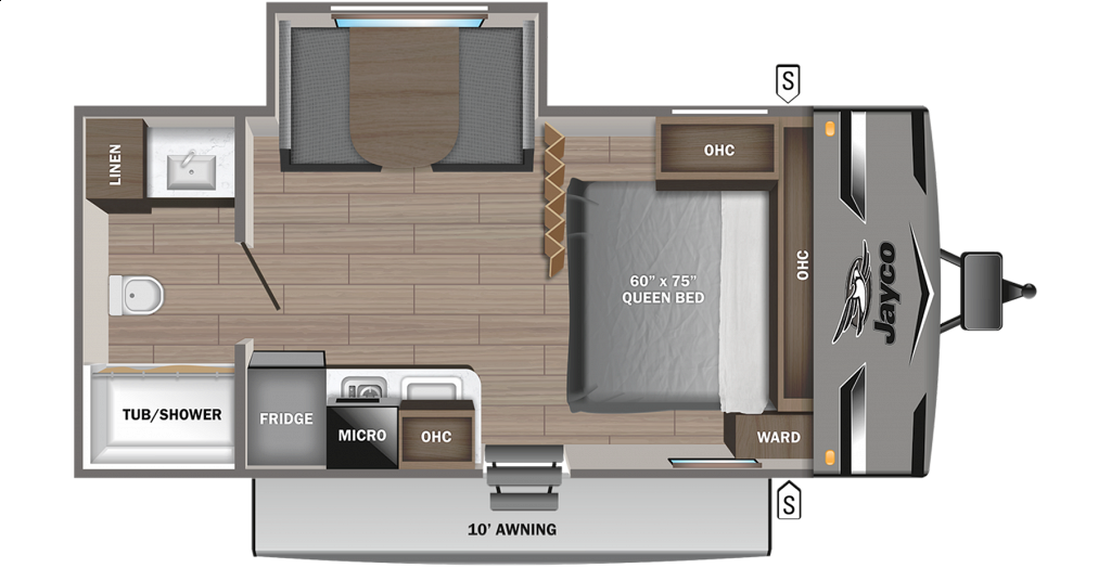 floorplan image of 2023 JAYCO JAY FLIGHT SLX 7 183RB