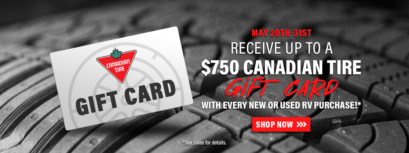 Tire gift card