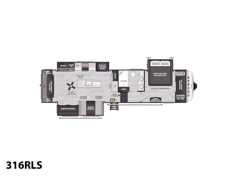 2025 Keystone RV Cougar 316RLS