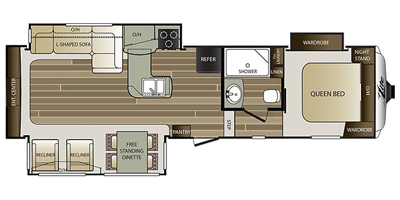 USED 2018 Keystone COUGAR 29RES