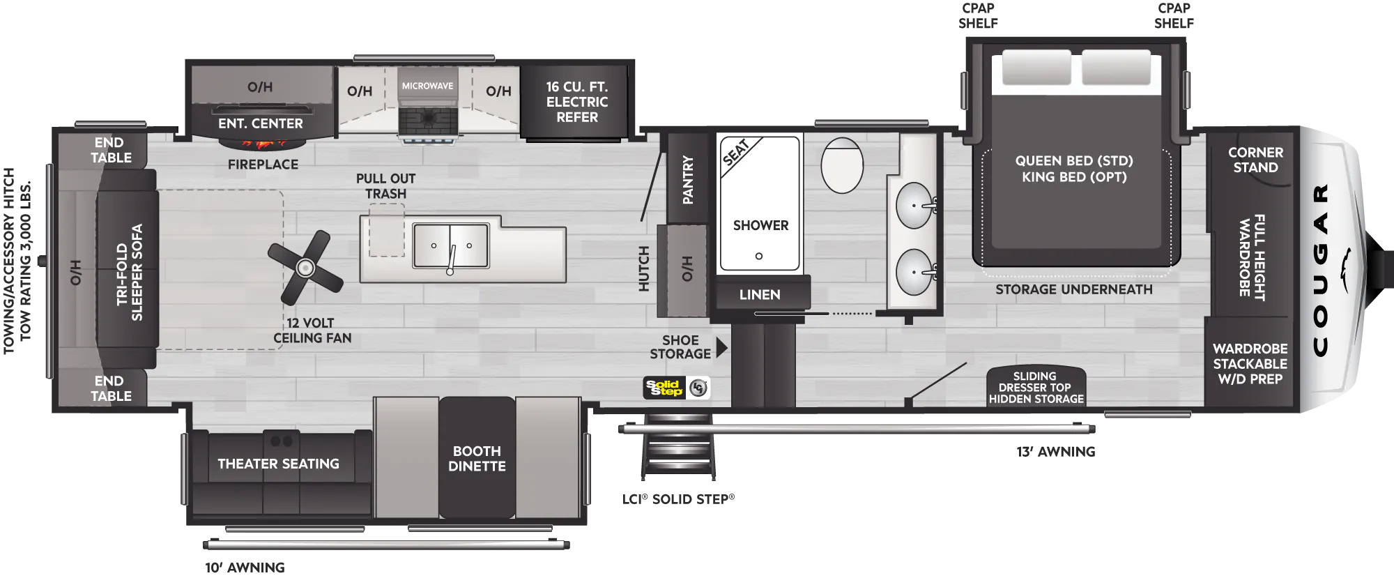 NEW 2024 Keystone COUGAR 316RLS