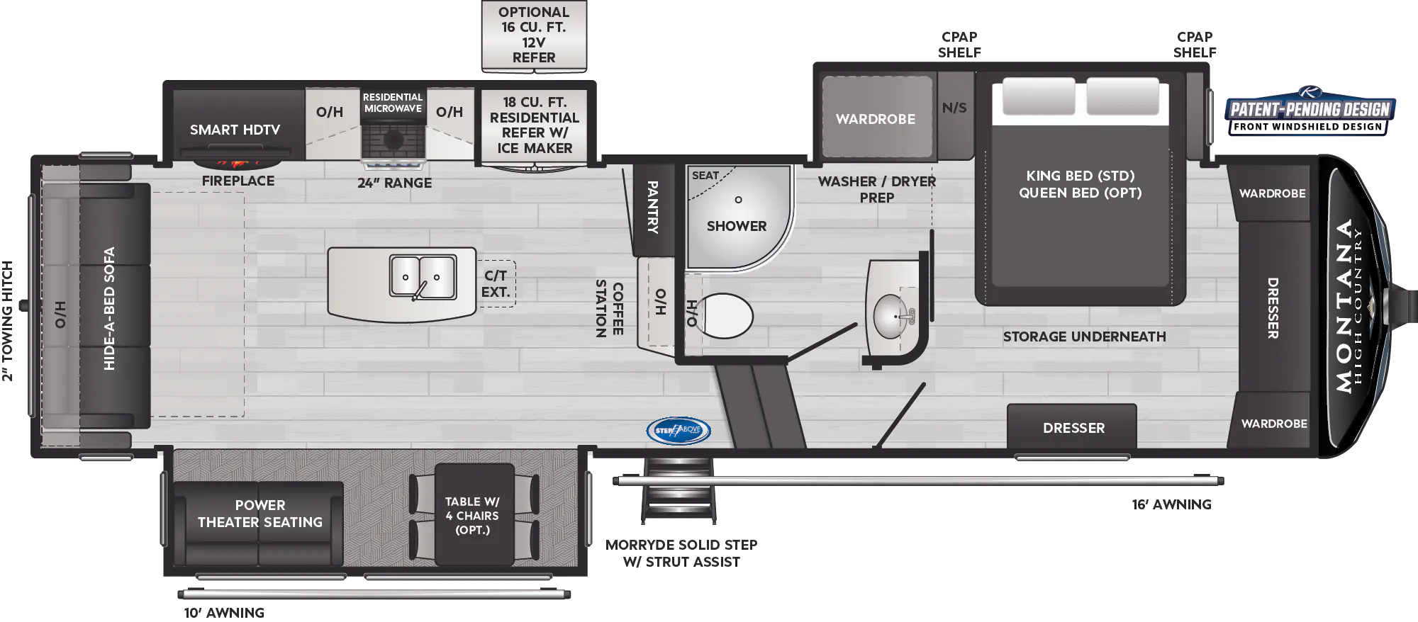 NEW 2024 Keystone HC MONTANA 295RL