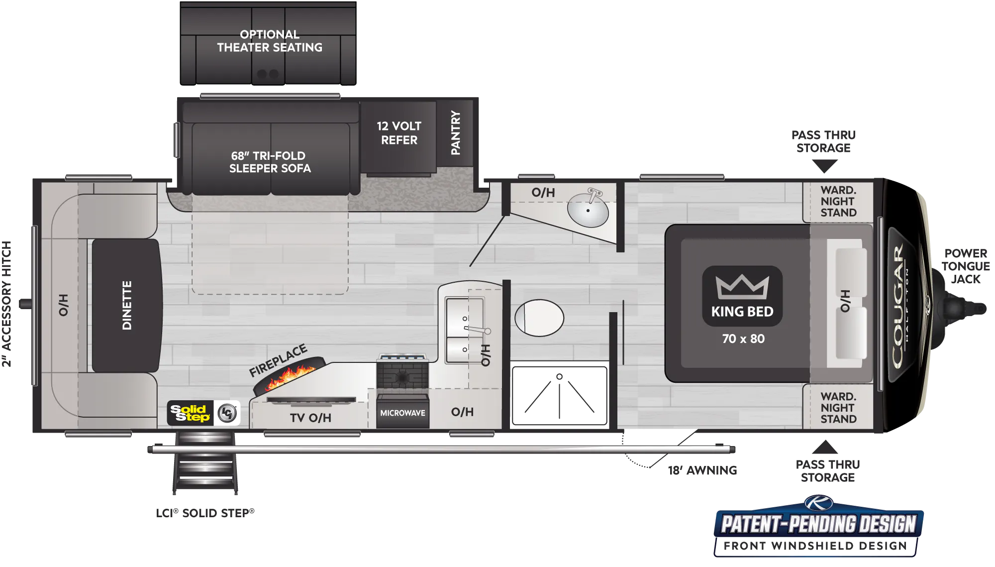 NEW 2023 Keystone COUGAR 25RDS