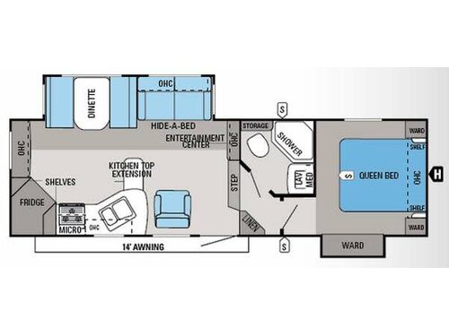 USED 2015 Jayco EAGLE 26.5RKS HT