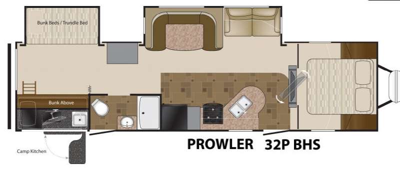 USED 2014 Heartland PROWLER 32PBHS