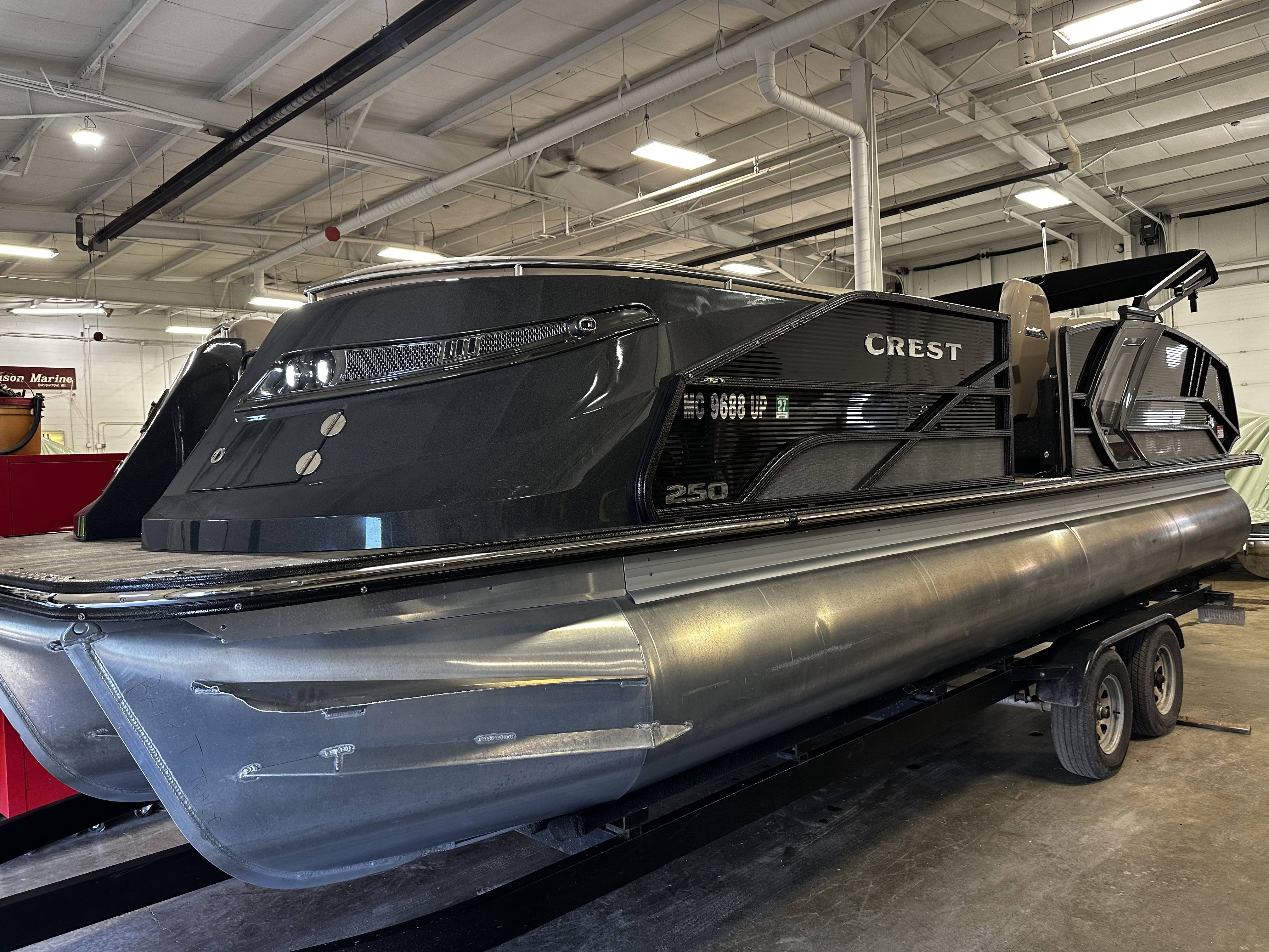 2021 Crest Pontoons Savannah 250 SLC *TRI-TOON* - Wilson Marine