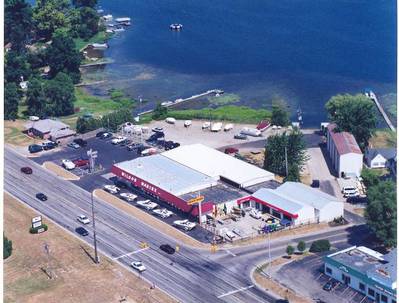 Birds eye view of Wilson Marine